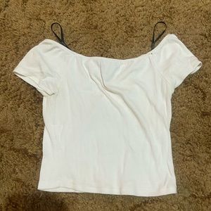 white crop top!